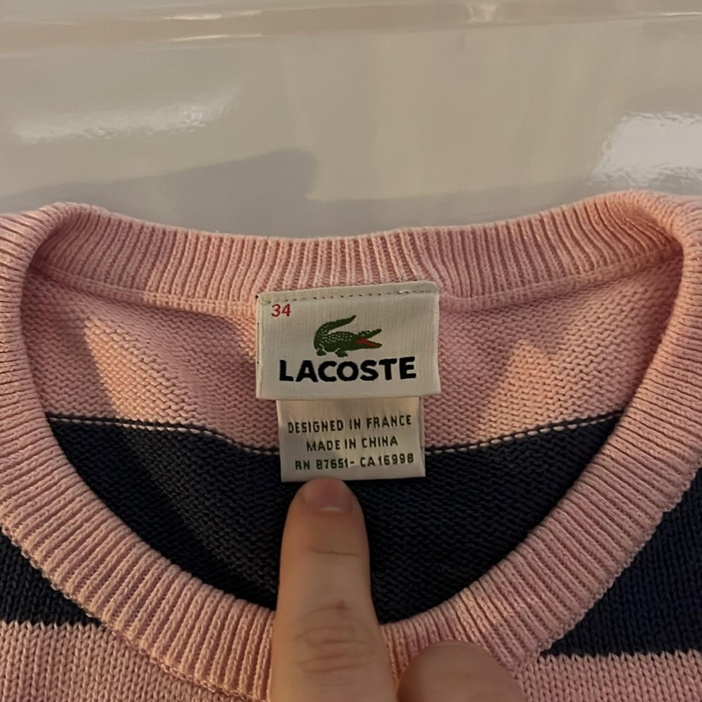 Lacoste Sweater - Picture 2 of 3